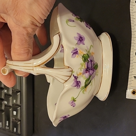 Norcrest small floral Basket - Picture 2 of 6